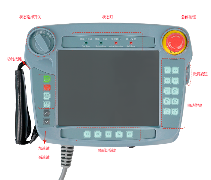 沖壓機械手控制系統手控器